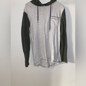 Green and white BKE stylish hoodie.  Mens medium.